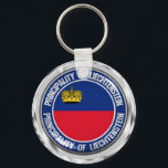 Liechtenstein-RundEmblem Schlüsselanhänger<br><div class="desc">Liechtenstein-RundEmblem</div>