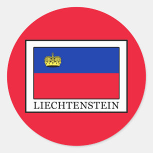 Liechtenstein Runder Aufkleber