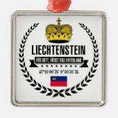 Liechtenstein Silbernes Ornament (Vorne)