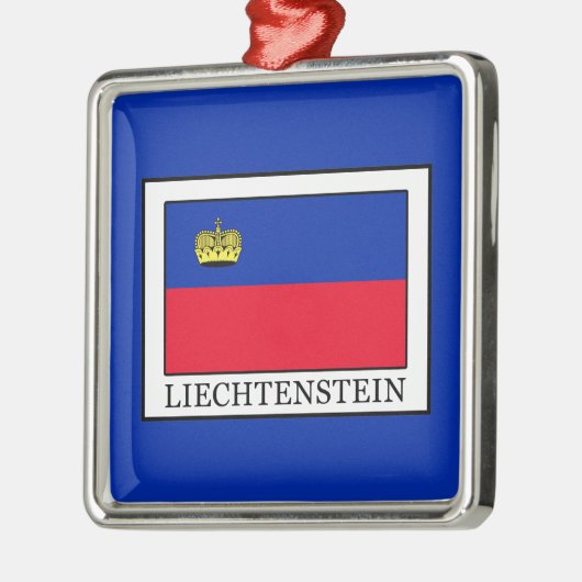 Liechtenstein Silbernes Ornament (Links)