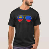 Liechtenstein Sonnenbrille Liechtenstein Flag Liec T-Shirt (Vorderseite)