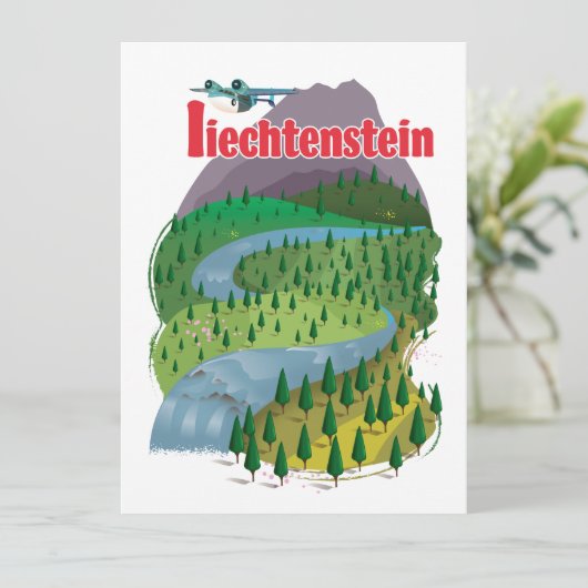 liechtenstein Travel Poster (Stehend Vorderseite)