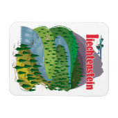 liechtenstein Travel Poster Magnet (Horizontal)