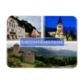 Liechtenstein - Vaduz - Parlament - Magnet (Horizontal)