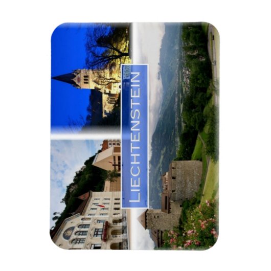 Liechtenstein - Vaduz - Parlament - Magnet (Vertikal)