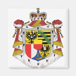 Liechtenstein-Wappen Detail Magnet