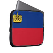 Liechtensteiner Flagge Laptopschutzhülle (Vorne Rechts)