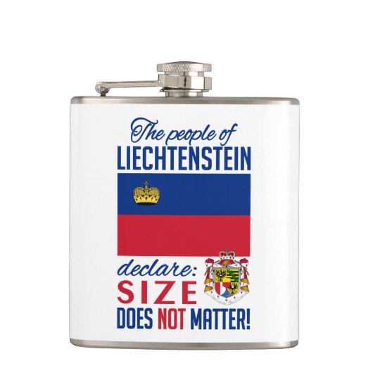 Liechtensteinflasche Flachmann (Vorderseite)
