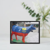 liechtensteinische Rinder Postkarte (Stehend Vorderseite)