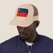 Liechtensteinischer Flaggenhut Truckerkappe (Beispiel)