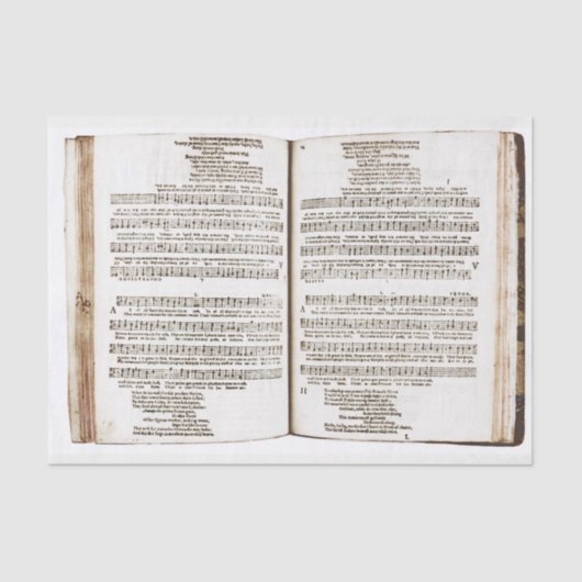 Lied der Bienenmusik der Königin für Dekoupage Seidenpapier (Vorderseite)