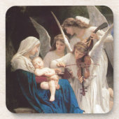 Lied der Engel (1881) von Bouguereau Getränkeuntersetzer (Vorderseite)