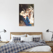 Lied der Engel (1881) von Bouguereau Leinwanddruck (Insitu (Schlafzimmer))