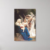Lied der Engel (1881) von Bouguereau Leinwanddruck (Vorderseite)