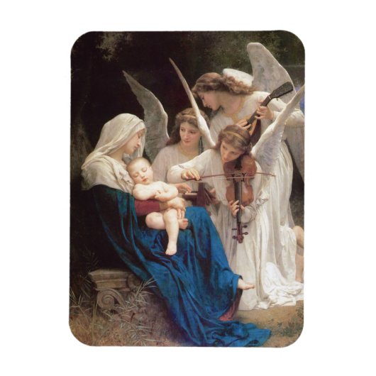 Lied der Engel (1881) von Bouguereau Magnet (Vertikal)