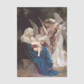 Lied der Engel (1881) von Bouguereau Seidenpapier (Vorderseite)