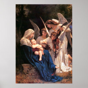Lied der Engel Bouguereau Kunst Poster