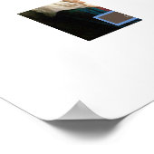 Lied der Engel Bouguereau Poster (Ecke)