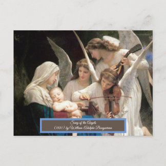 Lied der Engel Bouguereau Postkarte