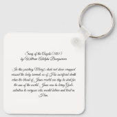 Lied der Engel Bouguereau Schlüsselanhänger (Rückseite)