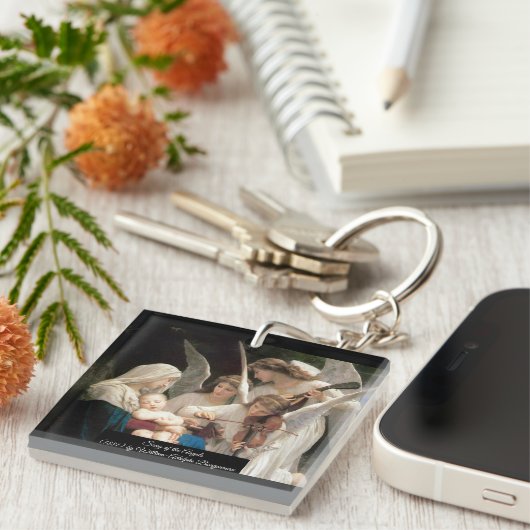 Lied der Engel Bouguereau Schlüsselanhänger (Vorderseite rechts)