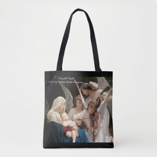 Lied der Engel Bouguereau Tasche (Vorderseite)