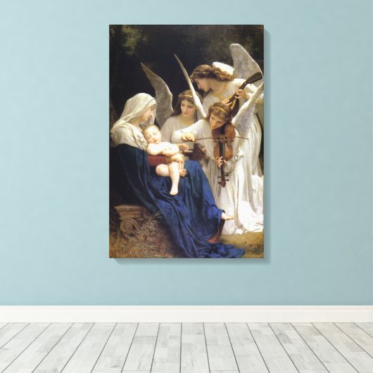 Lied der Engel Feine Kunst Leinwanddruck (Insitu (Holzboden))