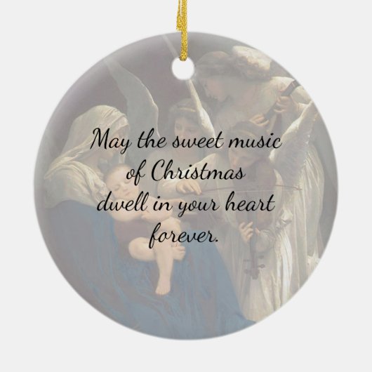 Lied der Engel Keramik Ornament (Hinten)