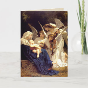Lied der Engel Religiöse Gesegnete Mutter Feiertagskarte
