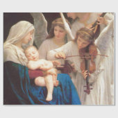 Lied der Engel - William-Adolphe Bouguereau Geschenkpapier (Flach)