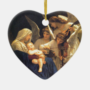 Lied der Engel, William-Adolphe Bouguereau Keramik Ornament