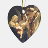 Lied der Engel, William-Adolphe Bouguereau Keramik Ornament (Links)