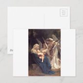 Lied der Engel - William-Adolphe Bouguereau Postkarte (Vorne/Hinten)
