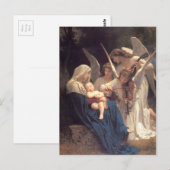 Lied der Engel - William-Adolphe Bouguereau Postkarte (Vorne/Hinten)