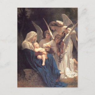 Lied der Engel - William-Adolphe Bouguereau Postkarte