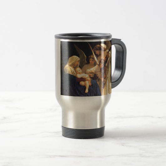 Lied der Engel, William-Adolphe Bouguereau Reisebecher (VorderseiteRechts)