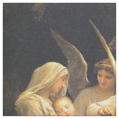 Lied der Engel, William-Adolphe Bouguereau Stoff (Nahaufnahme)