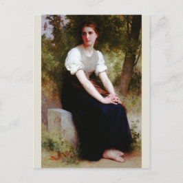 Lied der Nachtigale von Bouguereau Postkarte