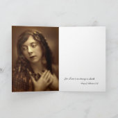 Lied der Solomon 8:6 Bibel-Vers-Liebe-Grußkarte Karte (Innenseite)