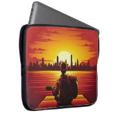 Lied der Sonnenuntergang Veranschaulichung Sonnenu Laptopschutzhülle (Vorne Rechts)