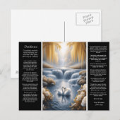 Lied des Desiderata Valley, Melodie des Herzens Postkarte (Vorne/Hinten)