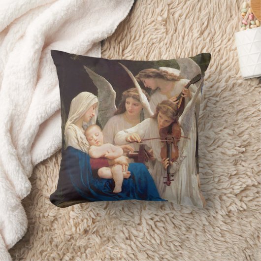 Lied des Engels-Weihnachten Kissen (Decke)