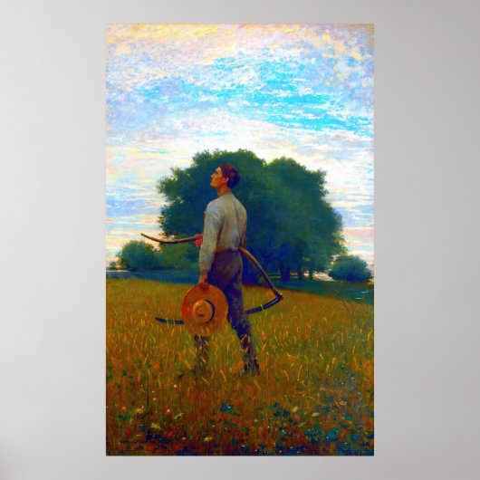Lied des Lark Winslow Homer 1876 Poster (Vorne)