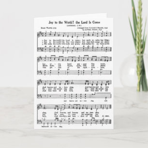 LIED! Freude zur Welt Feiertagskarte