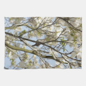 Lied im Dogwood Geschirrtuch (Horizontal)