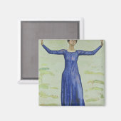 Lied in the Distance, 1914 Magnet (Vorderseite/Rückseite)