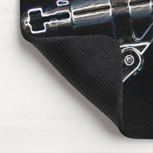 lied-Sänger mousepad des Mikromikrofongespräches (Ecke)