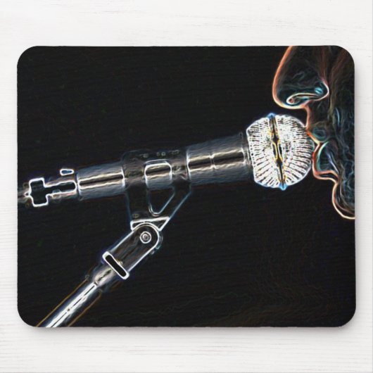lied-Sänger mousepad des Mikromikrofongespräches (Vorne)