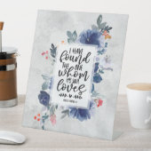 Lied Solomon 3:4 Ich habe das Eine Flora gefunden Sockelschild (In Situ)