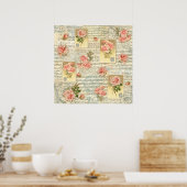 Lied und Rose Poster (Küche)